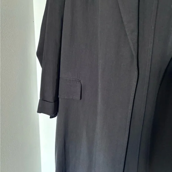 Zara Black Light Trench Jacket - Picture 3 of 6